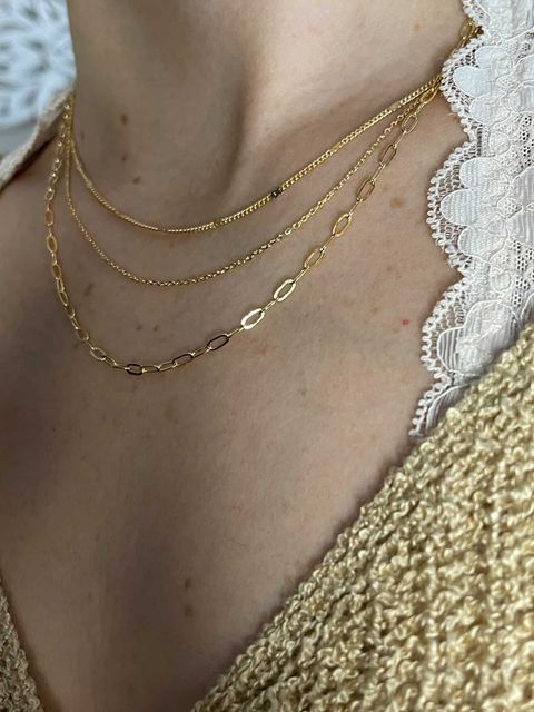 Three Layered Dainty Necklace