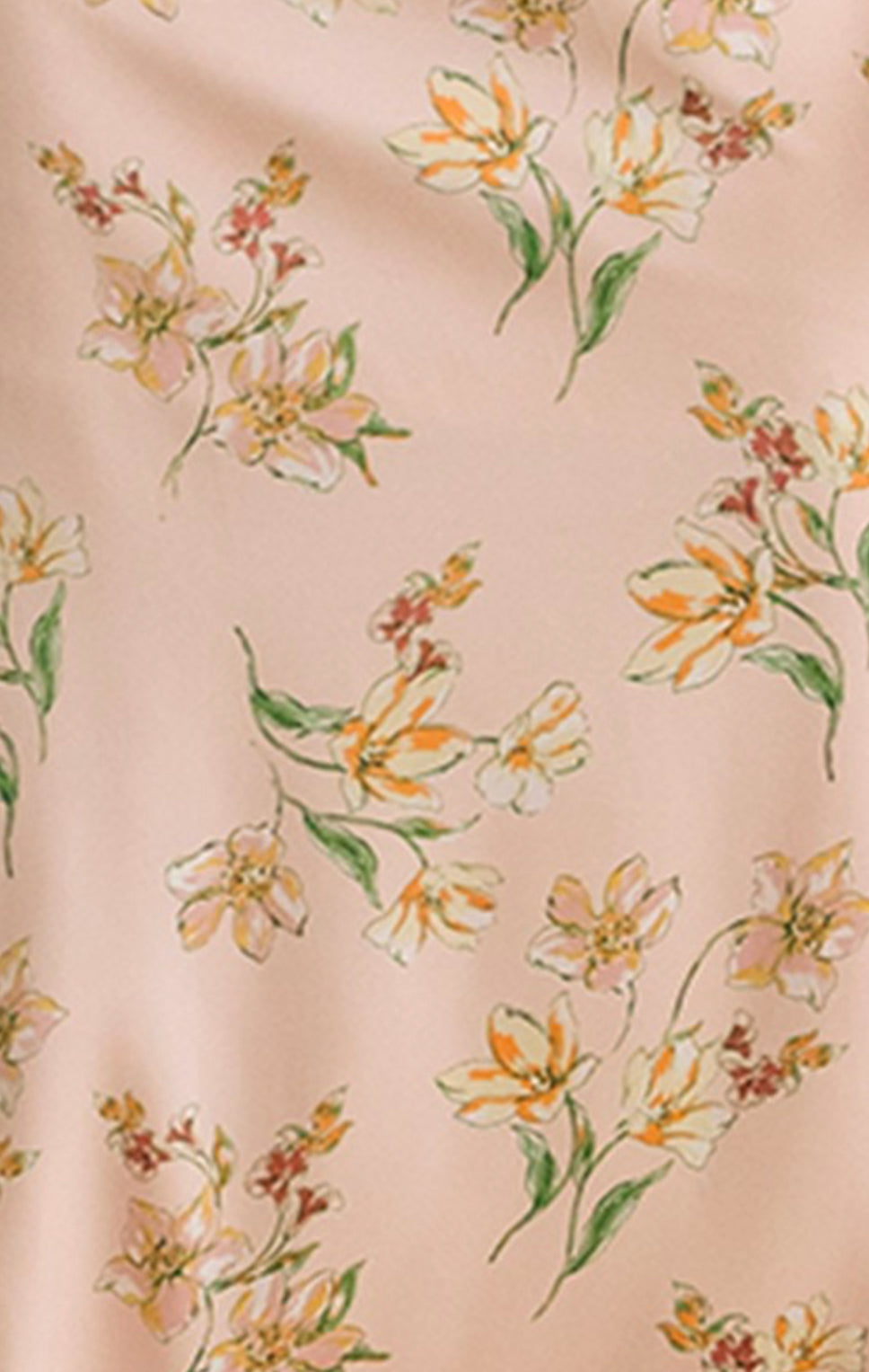 Diana Satin Floral Skirt
